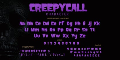 Creepycall Font Poster 4