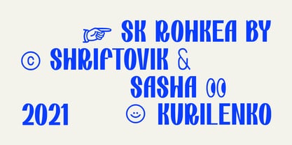 SK Rohkea Font Poster 11