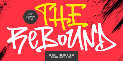 The Rebound Font Poster 1