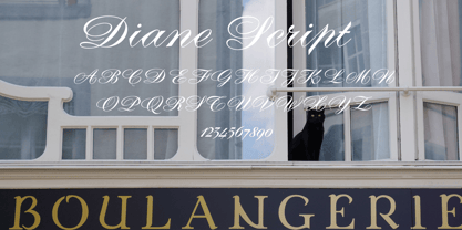 Diane Script Fuente Póster 5