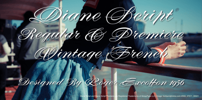 Diane Script Fuente Póster 3