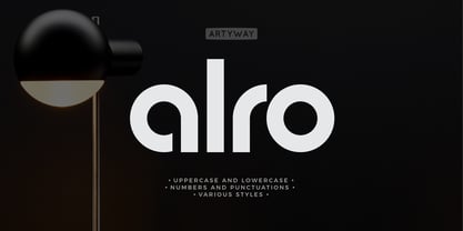 Alro Font Poster 1