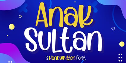 Anak Sultan Font Poster 1