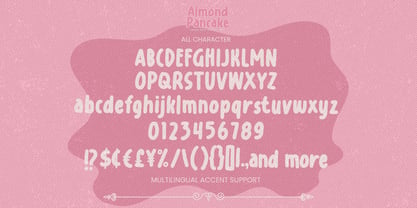 Almond Pancake Font Poster 6