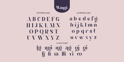 Wangi Font Poster 10