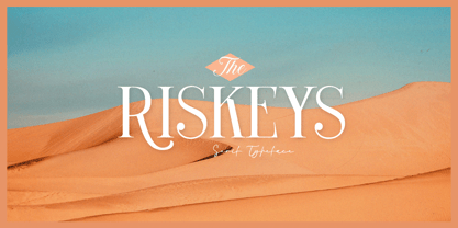 The Riskeys Font Poster 1