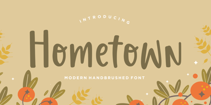 Hometown Font Poster 1