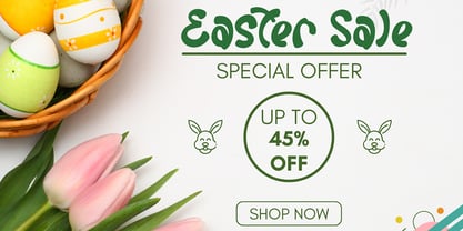 Cute Easter Font Poster 4