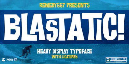 Blastatic Font Poster 1