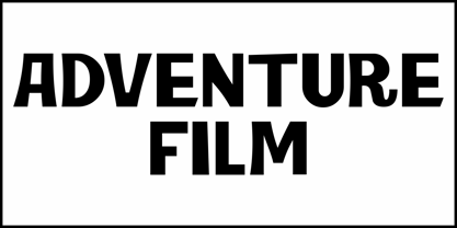 Adventure Film JNL Font Poster 2