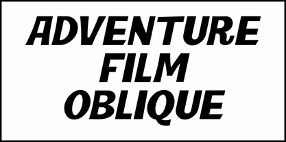 Adventure Film JNL Font Poster 4