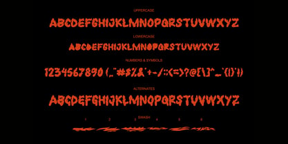 On Fire Font Poster 2