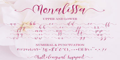 Monalissa Font Poster 9