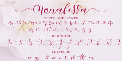 Monalissa Font Poster 8