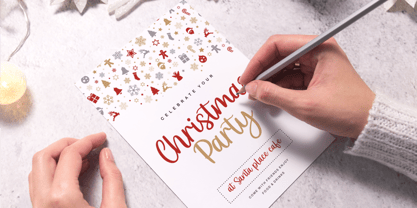Christmas Scriptty Font Poster 5