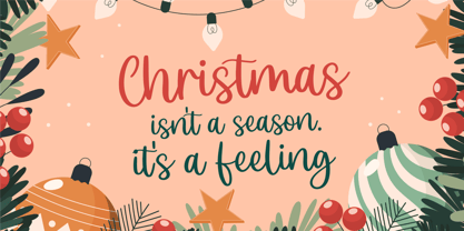 Christmas Scriptty Font Poster 4