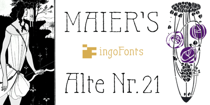 Maiers Nr 21 Pro Font Poster 1