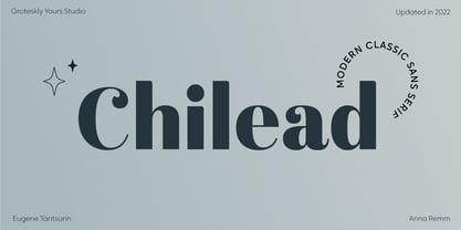 Chilead Font Poster 1
