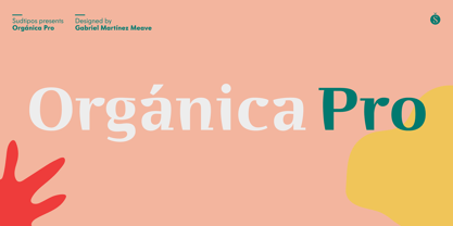 Organica Pro Font Poster 1