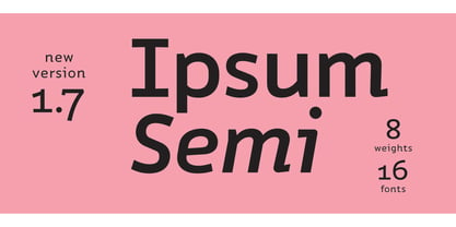 Ipsum Semi Police Poster 1