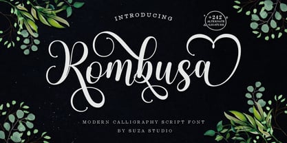 Rombusa Font Poster 1