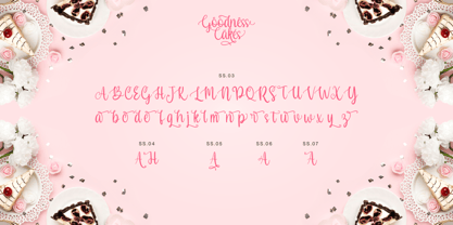 Goodness Cakes Font Poster 12
