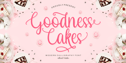 Goodness Cakes Fuente Póster 1