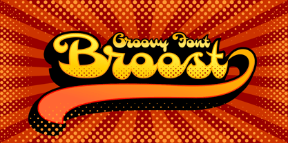 Broost Font Poster 1
