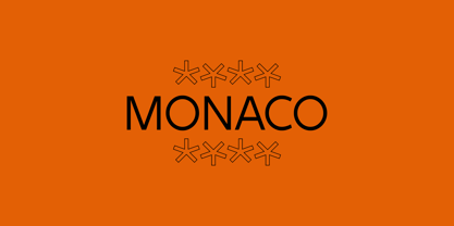 SK Monaco Font Poster 15
