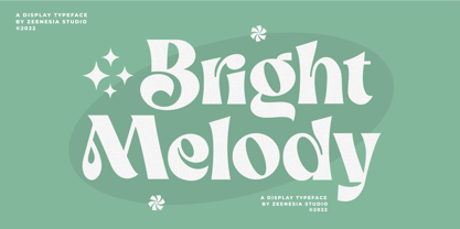 Bright Melody Font Poster 1