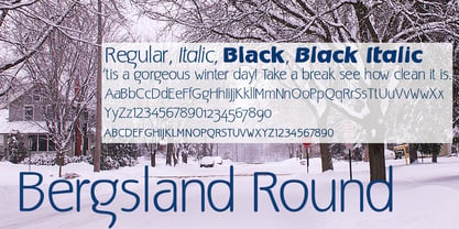 Bergsland Round Fuente Póster 1