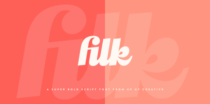 Filk Font Poster 1