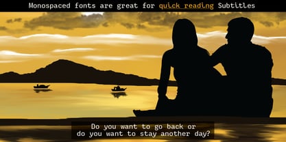 Monoreal Font Poster 9