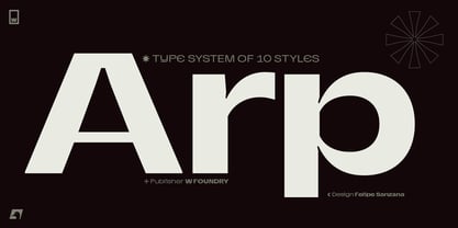 Arp Font Poster 1