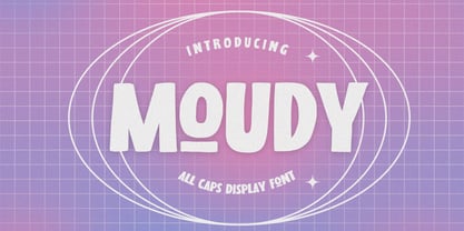 Moudy Font Poster 1