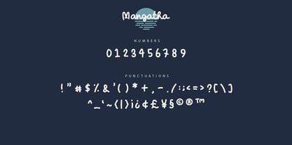 Mangatha Font Poster 9