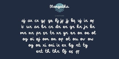 Mangatha Font Poster 11