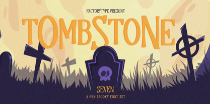 Tombstone Font Poster 1