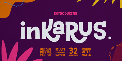 Inkarus Font Poster 1