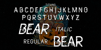 Dead Bear Font Poster 7