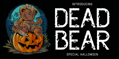Dead Bear Font Poster 1