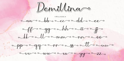 Demillina Font Poster 10