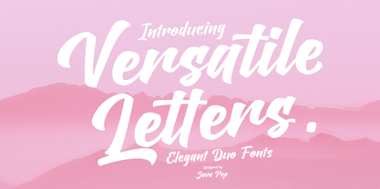 Versatile Letters Fuente Póster 1