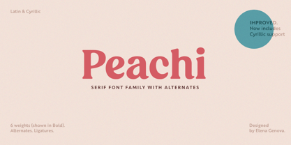 Peachi Font Poster 1