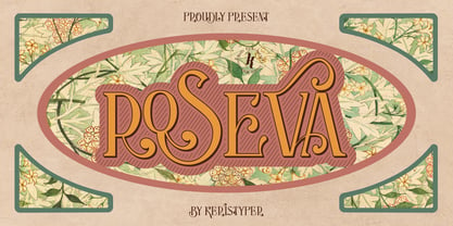 Roseva Font Poster 1
