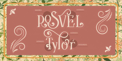 Roseva Font Poster 4