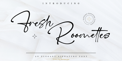 Fresh Roomettes Font Poster 1