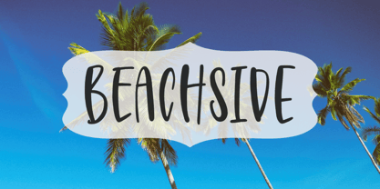Beachside Font Poster 1