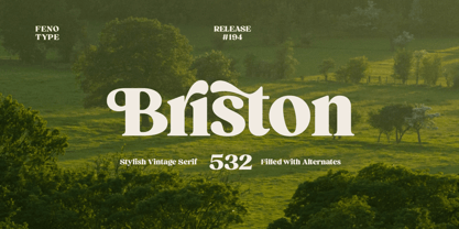 Briston Font Poster 1