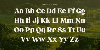 Briston Font Poster 5